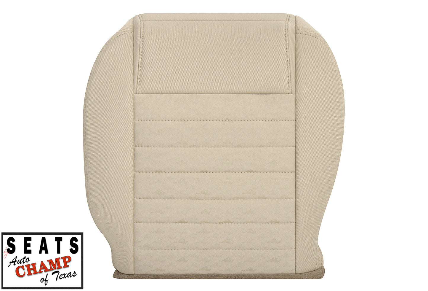 2005-2008 mustang driver side bottom seat cover tan cloth replacement
