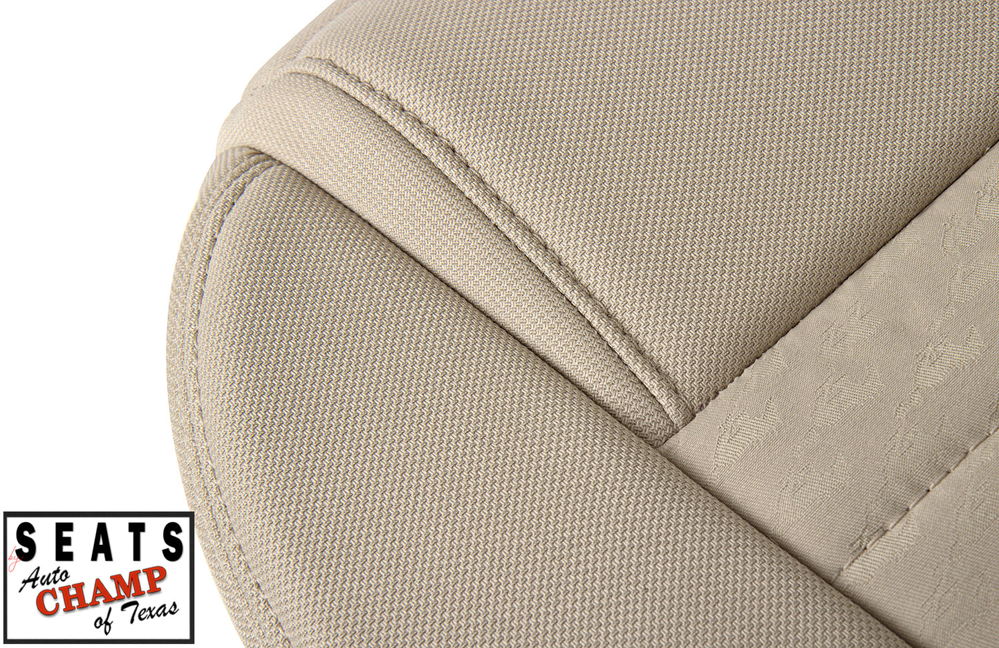 mustang seat cover texture tan cloth