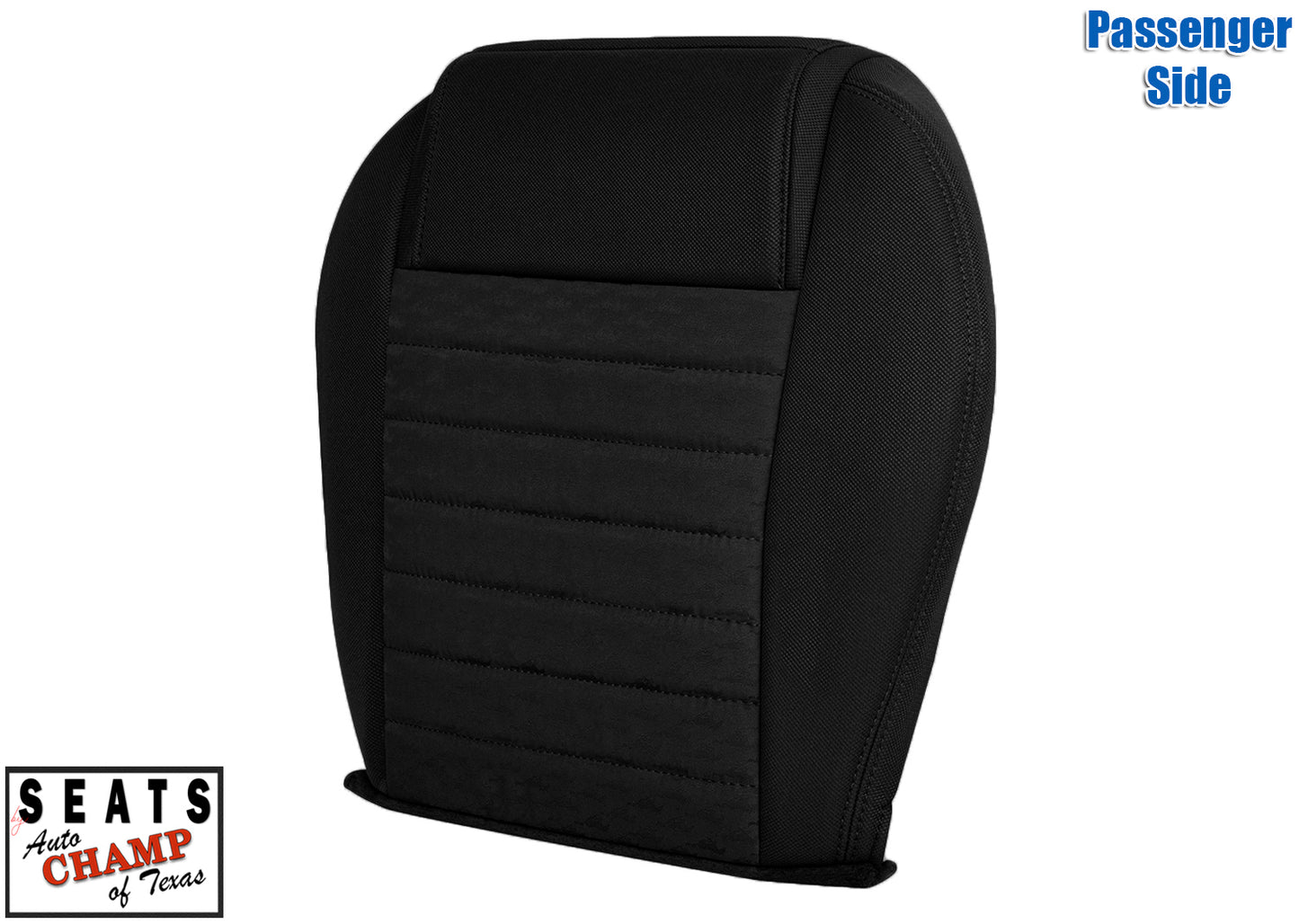 ford mustang gt v8 passenger seat cover black cloth replacement durable