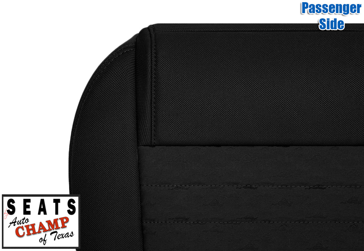 2005 2006 2007 2008 mustang passenger side seat cover cloth replacement black material auto champ texas