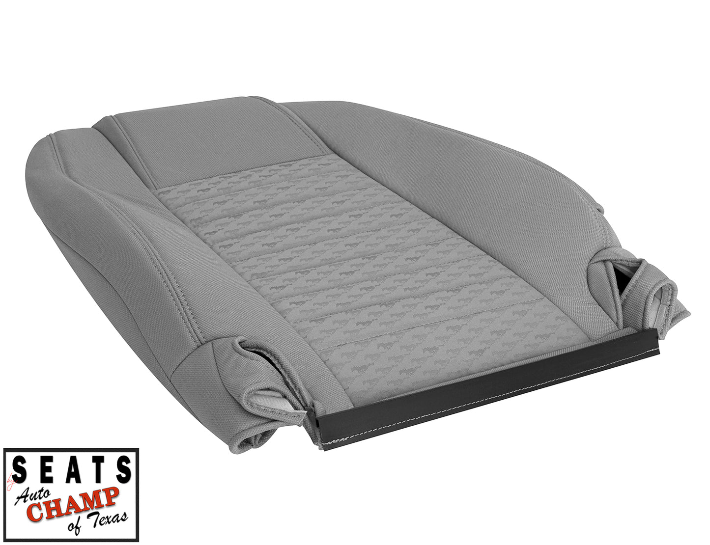 2005 2009 mustang driver bottom seat cloth gray v8
