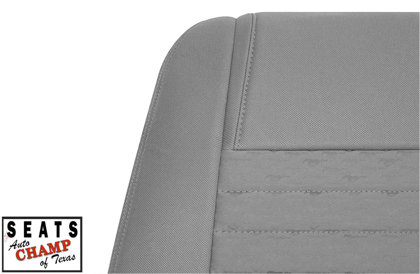 2005 2009 mustang gt v8 cloth seatback panel driver side medium gray