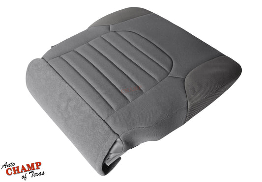 2005-2021 Nissan Frontier Extended-Cab Driver Side Bottom Cloth Seat Cover Gray