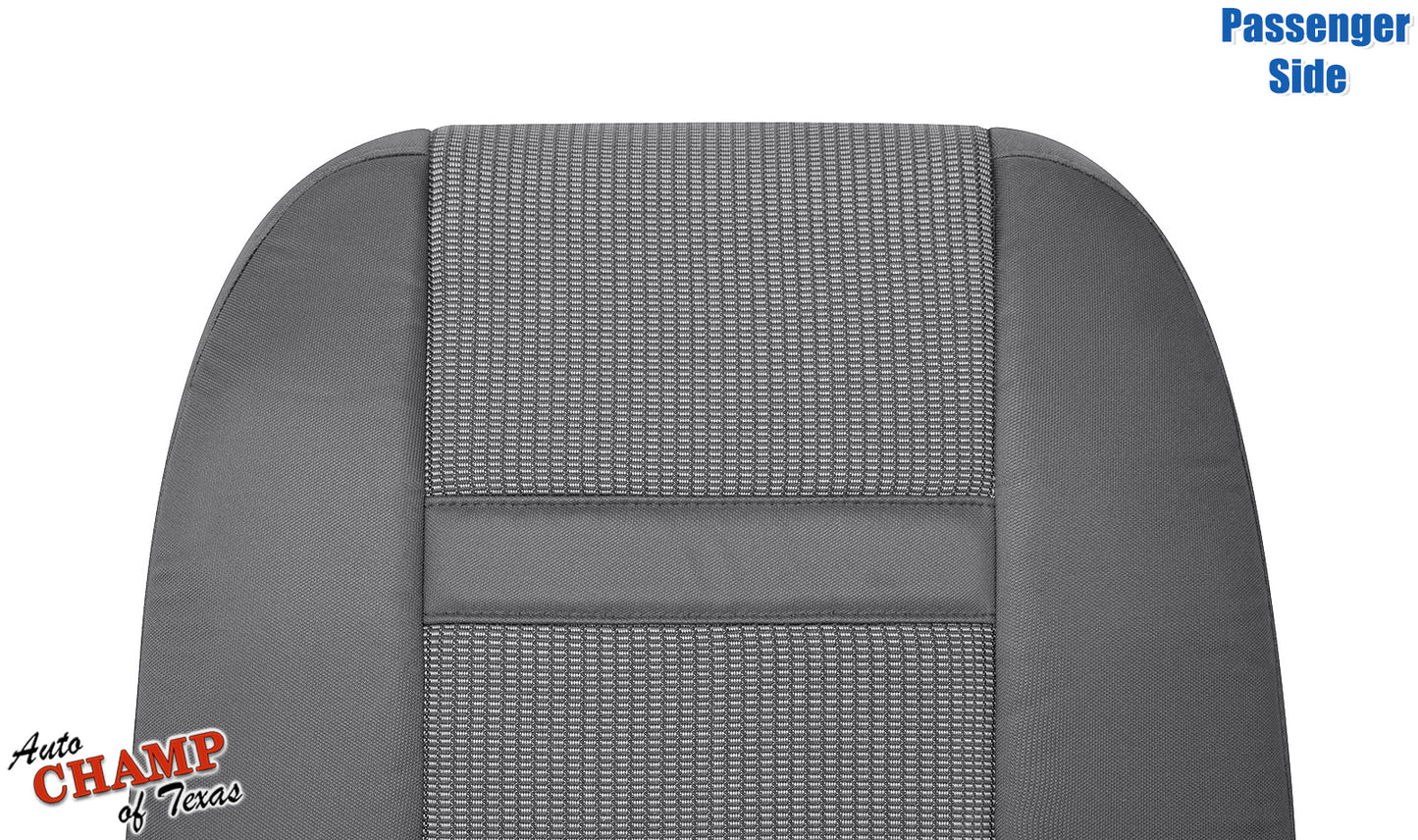 oem cloth seat back cover gray dodge ram 1500 2006 2008 slt