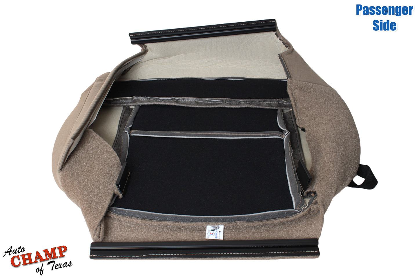 2007 2008 ford f150 stx passenger seat cover tan cloth bottom