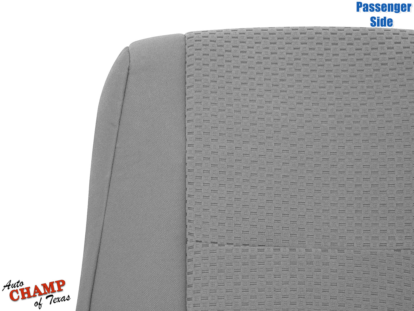 tundra lean back cloth panel oem gray seat