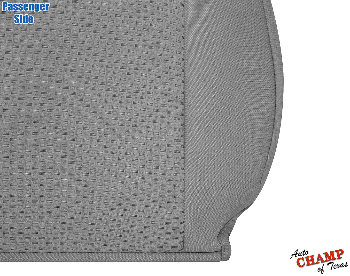 gray oem tundra seat cloth lean back panel