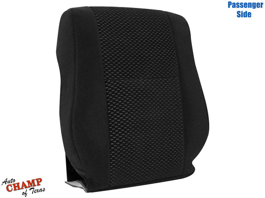 tundra black cloth lean back seat panel oem fit