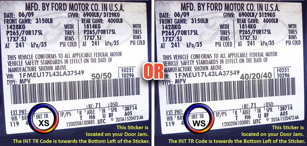 2008 2010 ford f-250 seat cover black cloth driver bottom trm code xs ws label