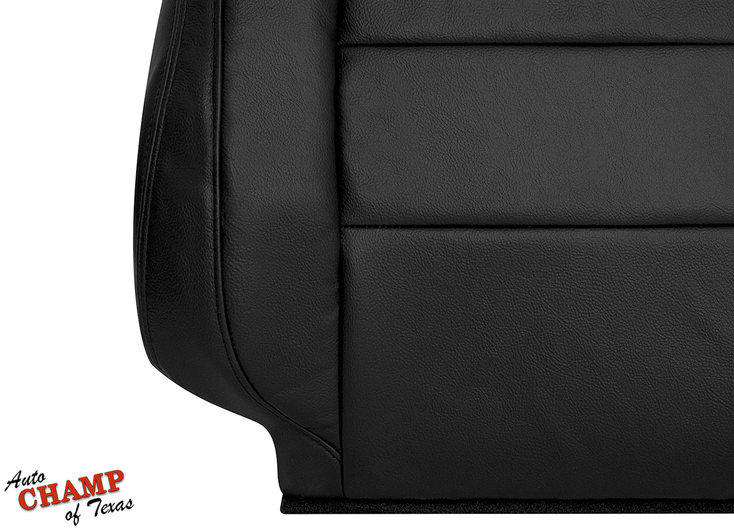 black leather replacement lean back seat cover honda accord coupe
