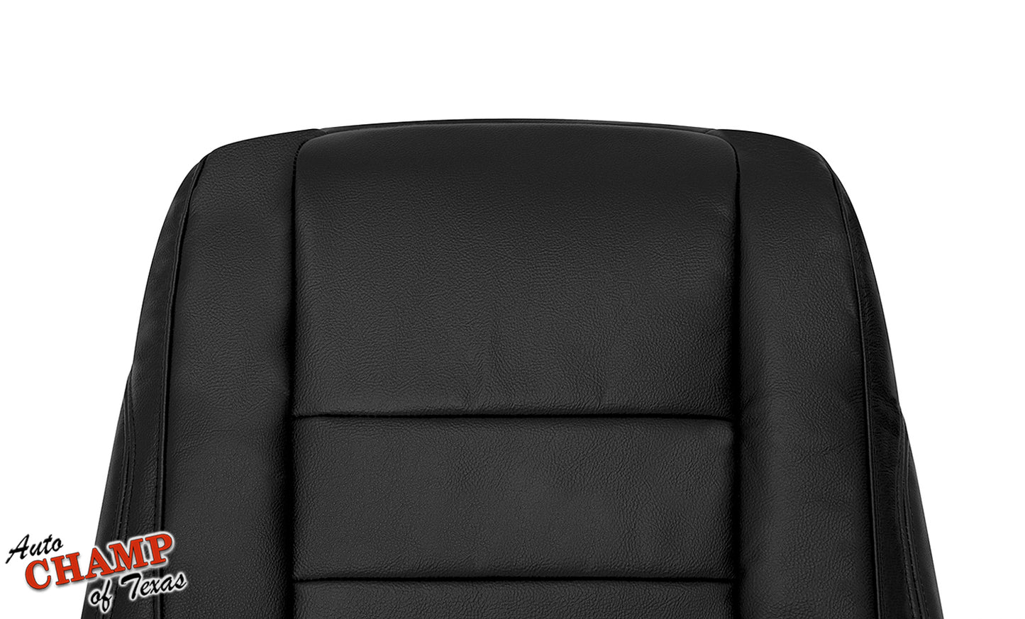 leather replacement seat cover honda accord coupe lean back black