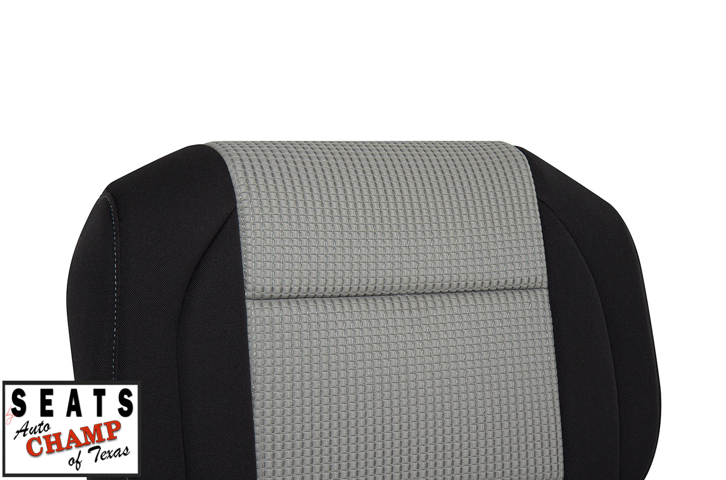cloth seat gray black titan driver side 2008 2015