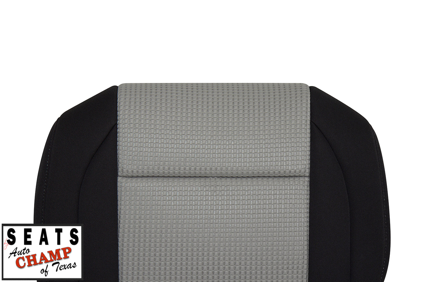 driver seat cover gray black titan 2008 2015 cloth