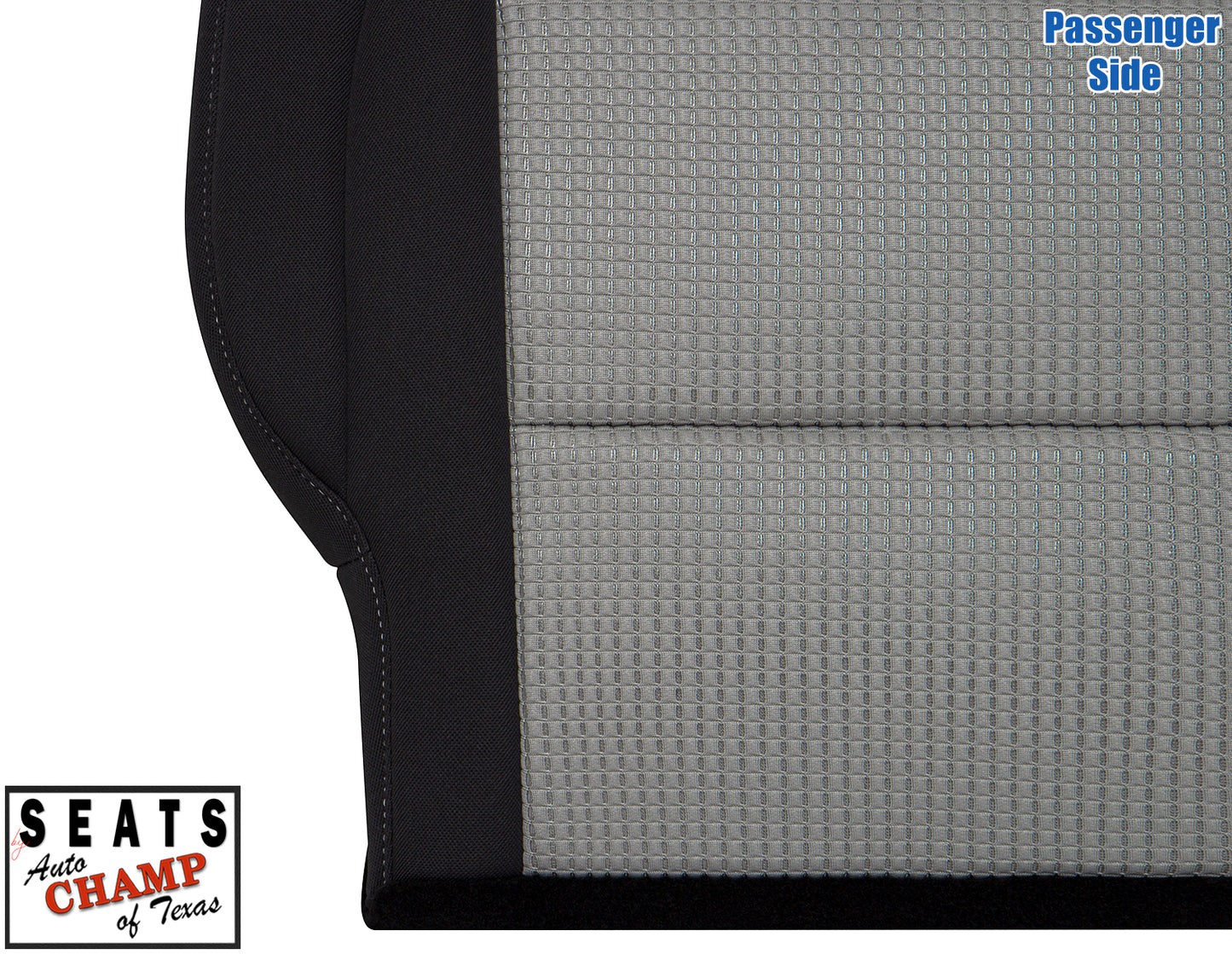 nissan titan 2008 2015 seat cloth black gray passenger