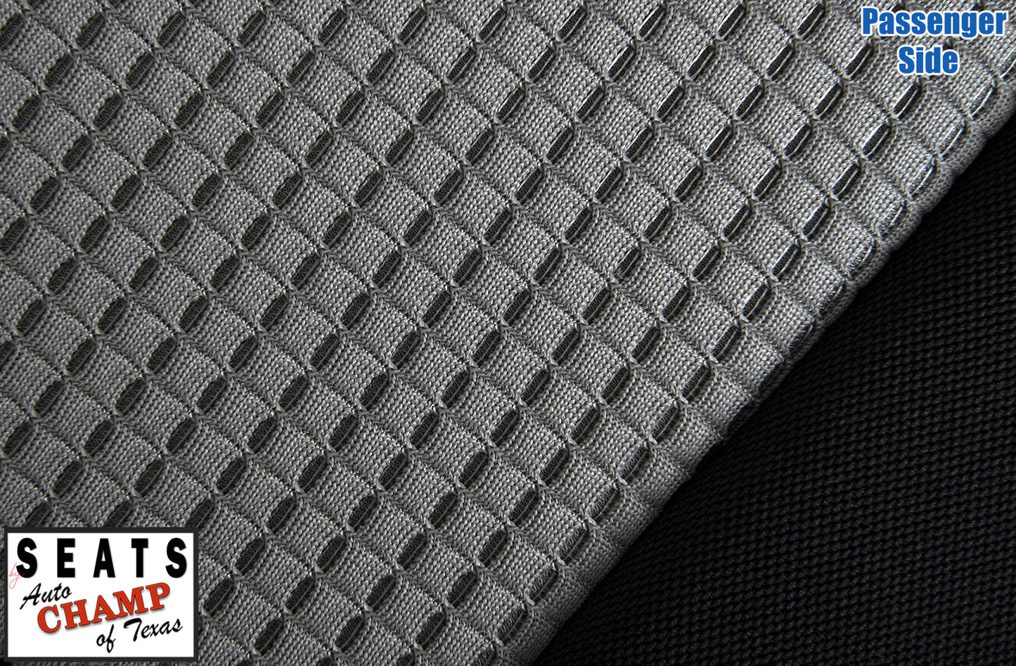gray black titan passenger seat cover cloth 2008 2015