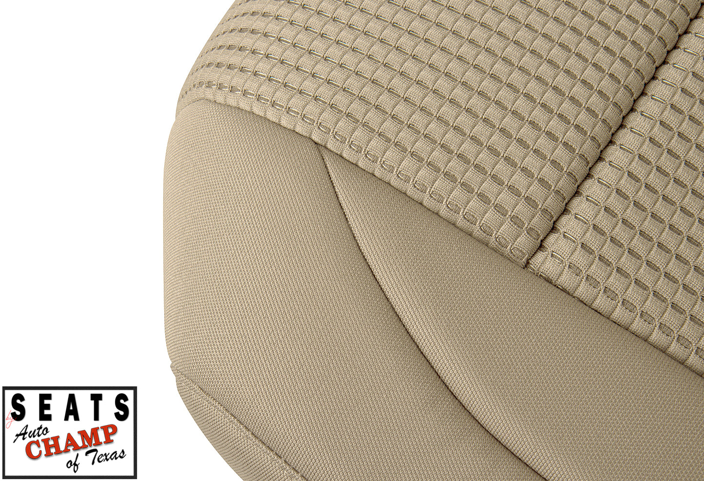 2008-2015 Nissan Titan Driver Side Bottom Cloth Seat Cover Tan