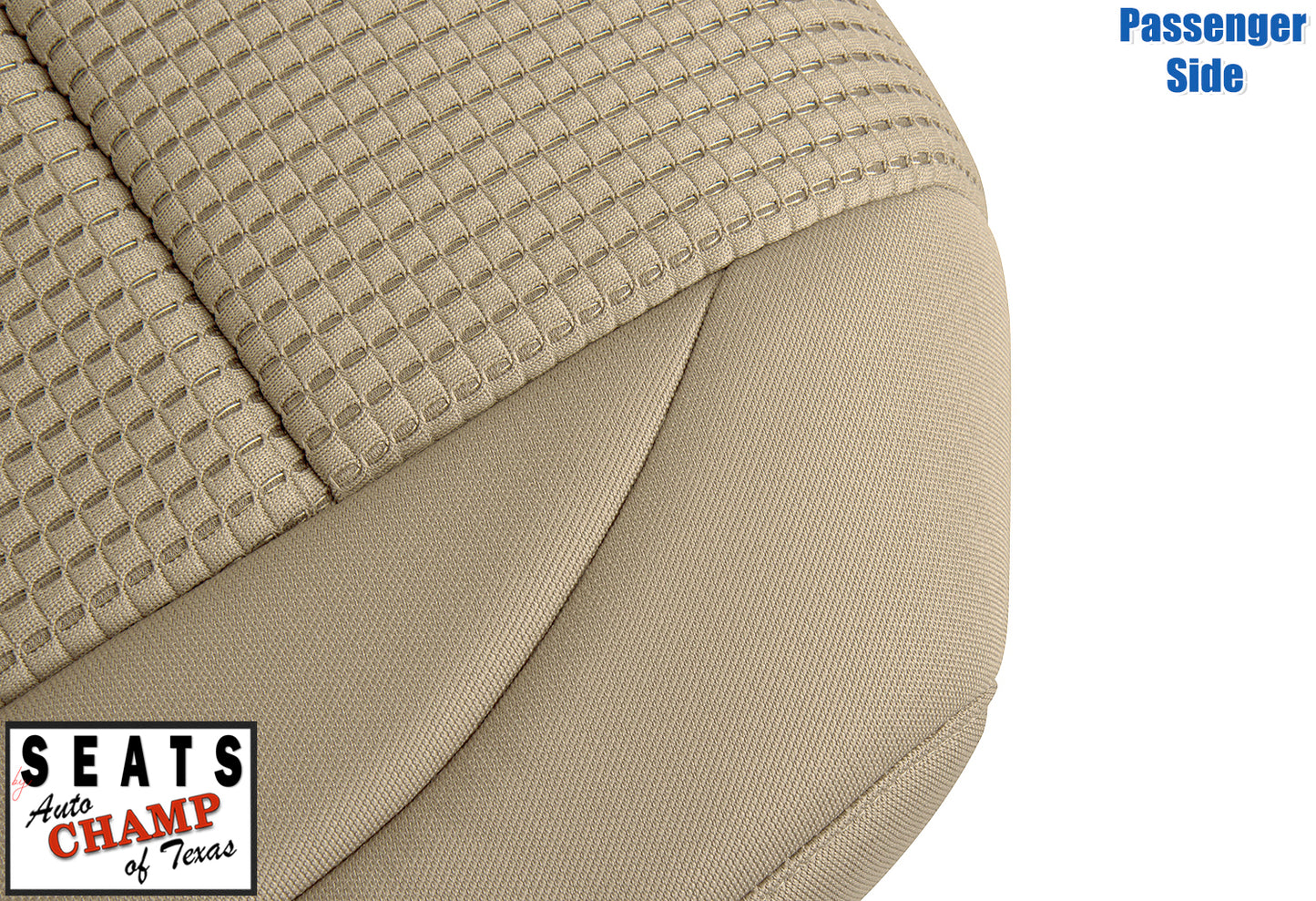 passenger seat cover nissan titan tan 2008 2015 cloth oem