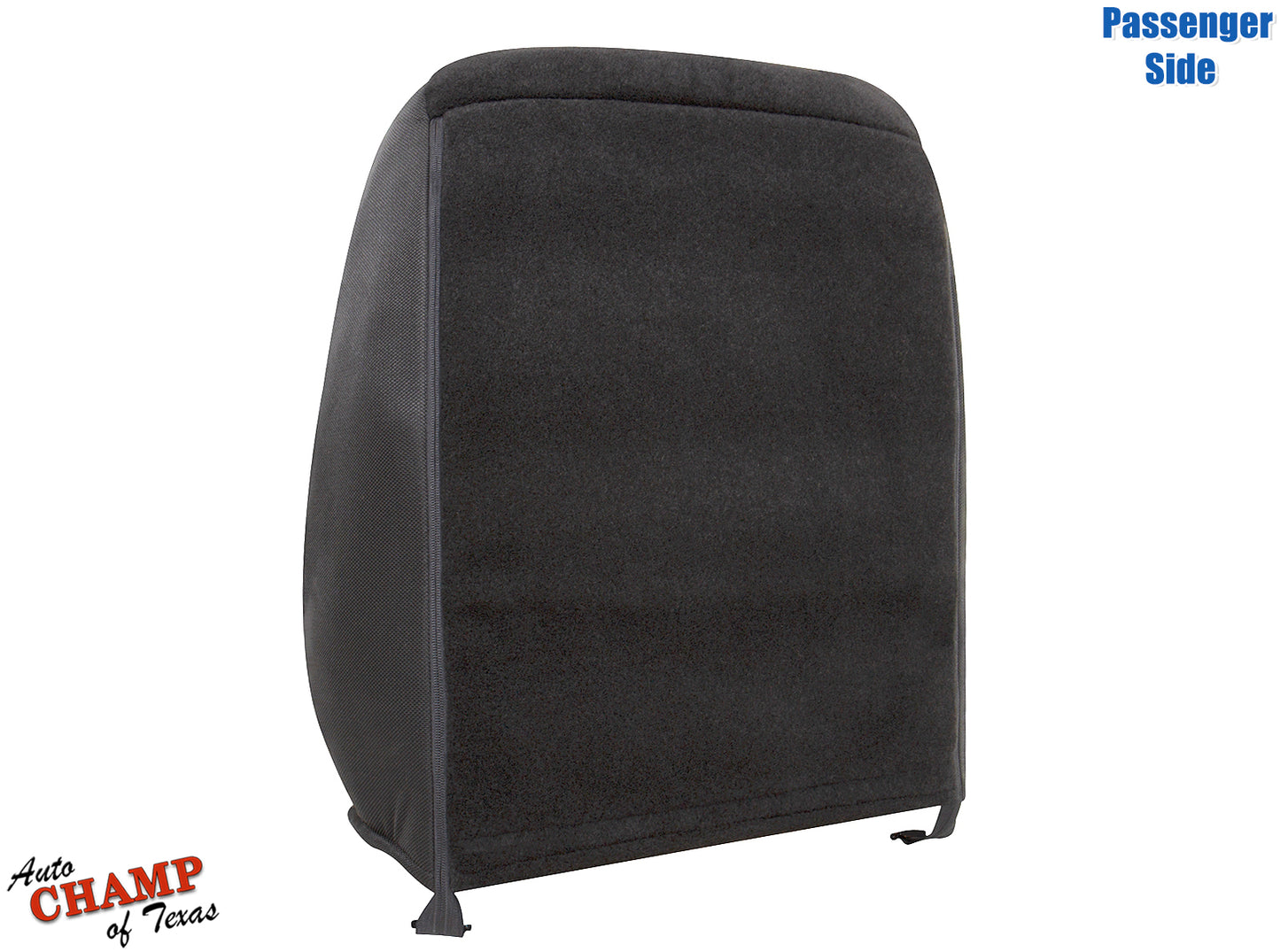 2010-2011 Ford Ranger passenger seat cover black and gray back view