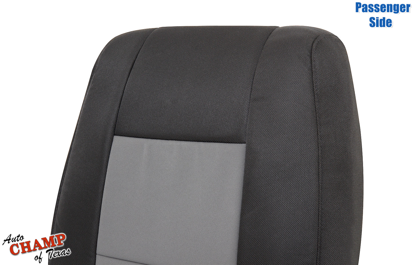 2010-2011 Ford Ranger passenger seat cover black and gray durable cloth
