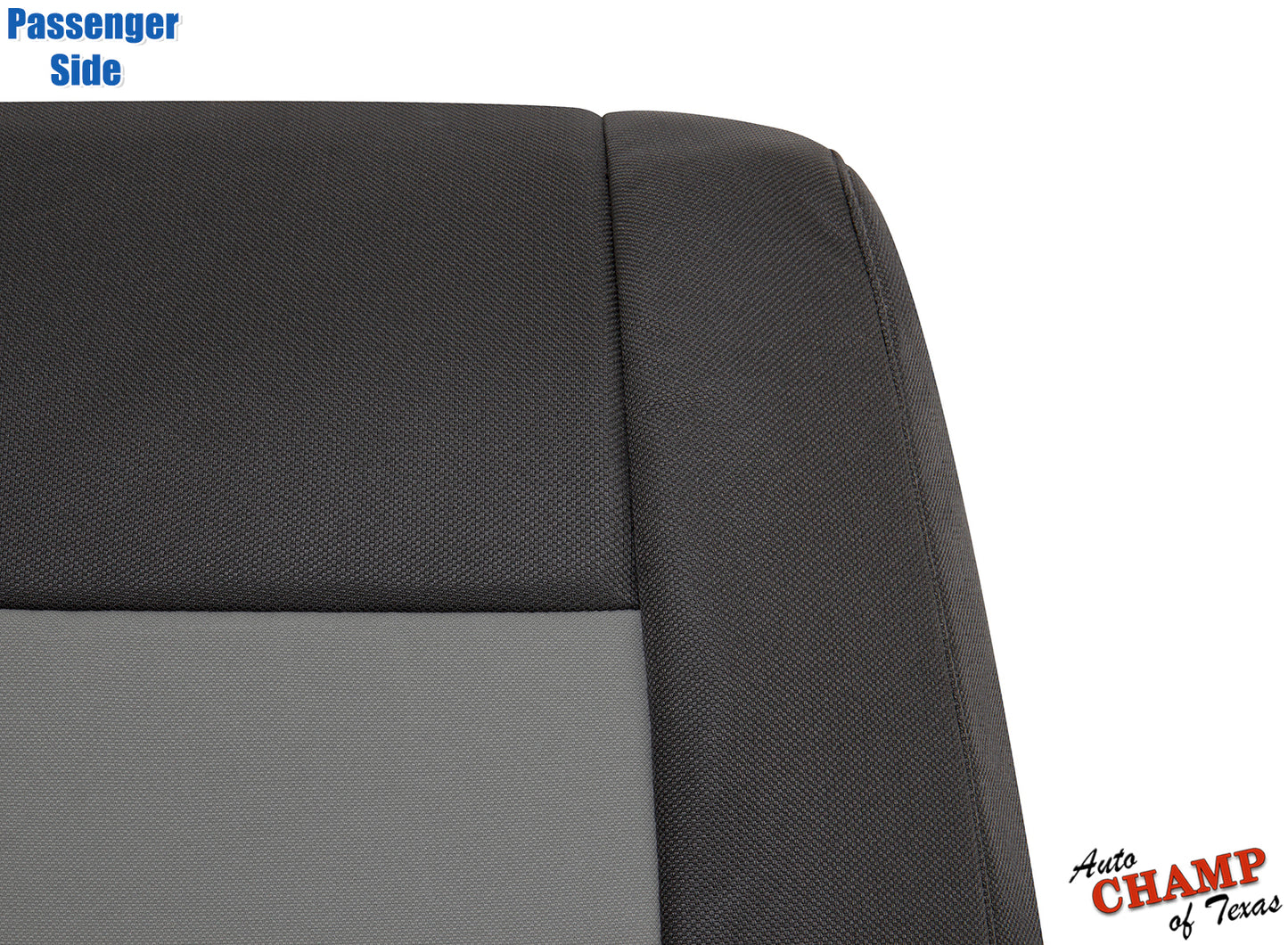 ford ranger 2010 passenger seat lean back cloth cover gray black fit