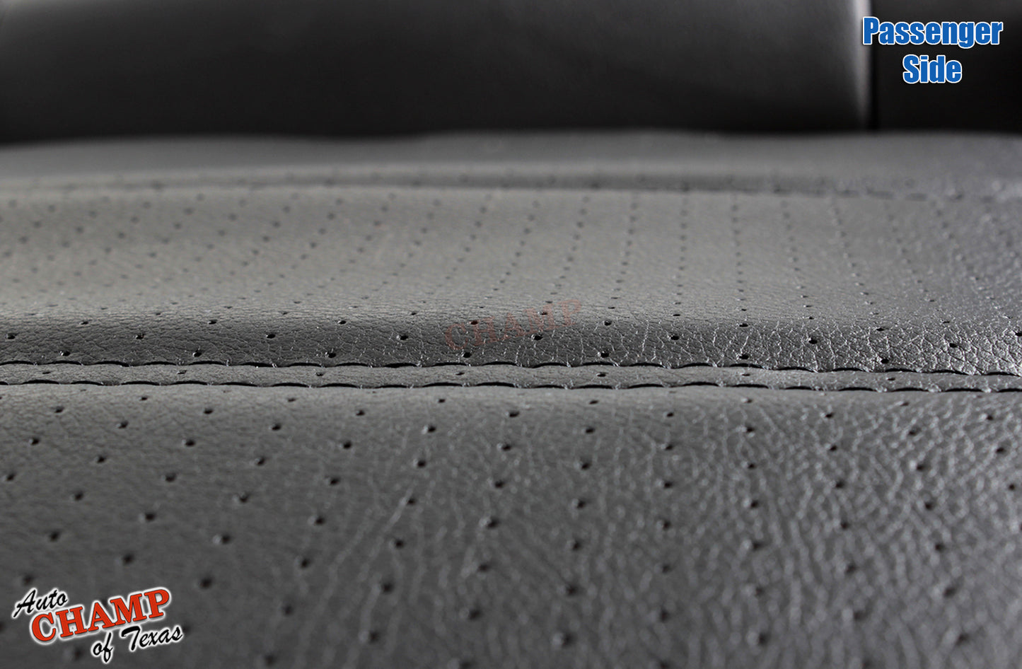 black leather base cushion jetta cover