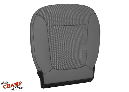 2013 2015 chevy malibu driver side bottom cloth leather seat cover dark gray