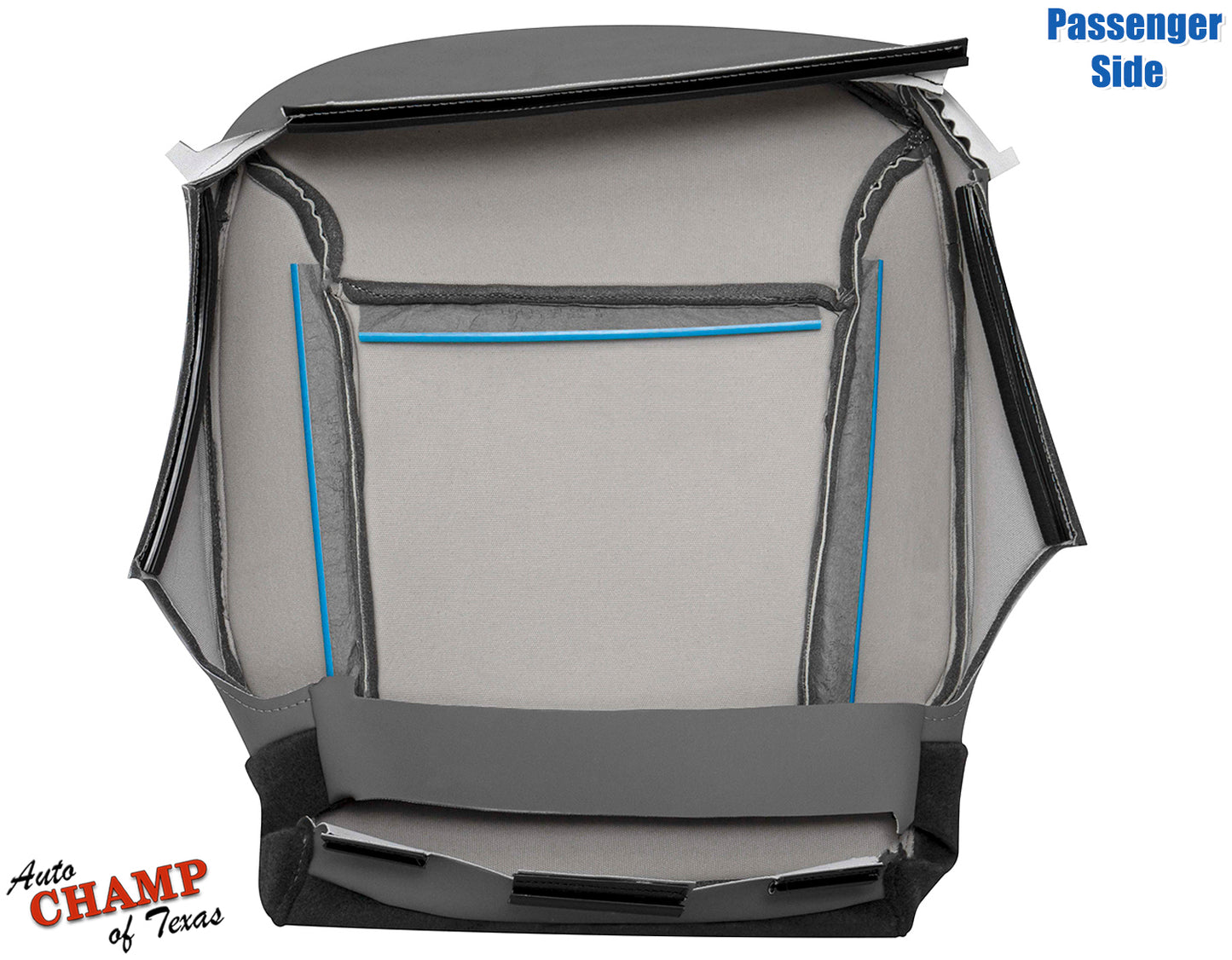 gray cloth seat cover bottom replacement 2019 2024 chevy silverado lt trail boss rst