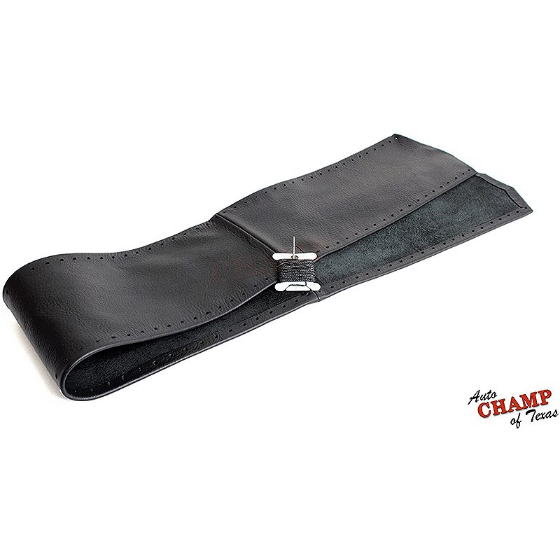 dodge ram 2017 black wheel leather wrap stitched repair cover