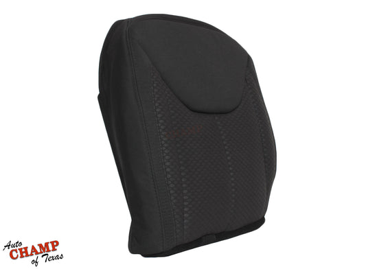 black cloth jeep wrangler seat cover 2013 2017 bottom section