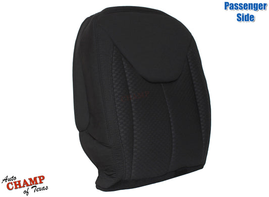 2013 2014 2015 2016 2017 jeep wrangler bottom cloth seat cover black front seat view