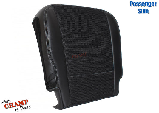 2013 2018 ram sport passenger backrest seat cover black leather cloth replacement