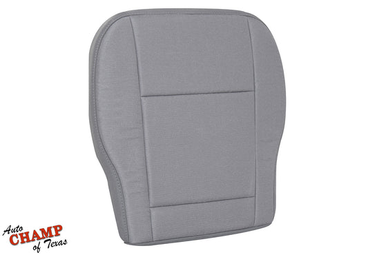2014-2019 Ford Transit driver side bottom cloth seat cover gray upright view