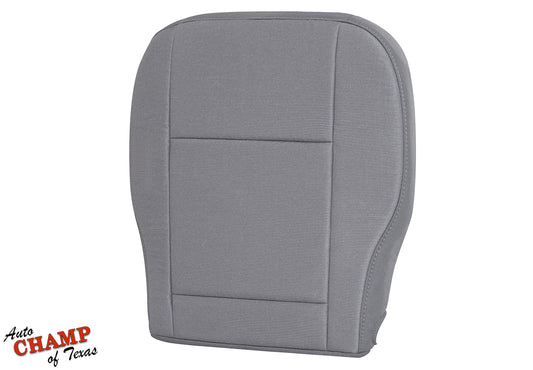 2014-2019 Ford Transit driver side bottom cloth seat cover gray full view