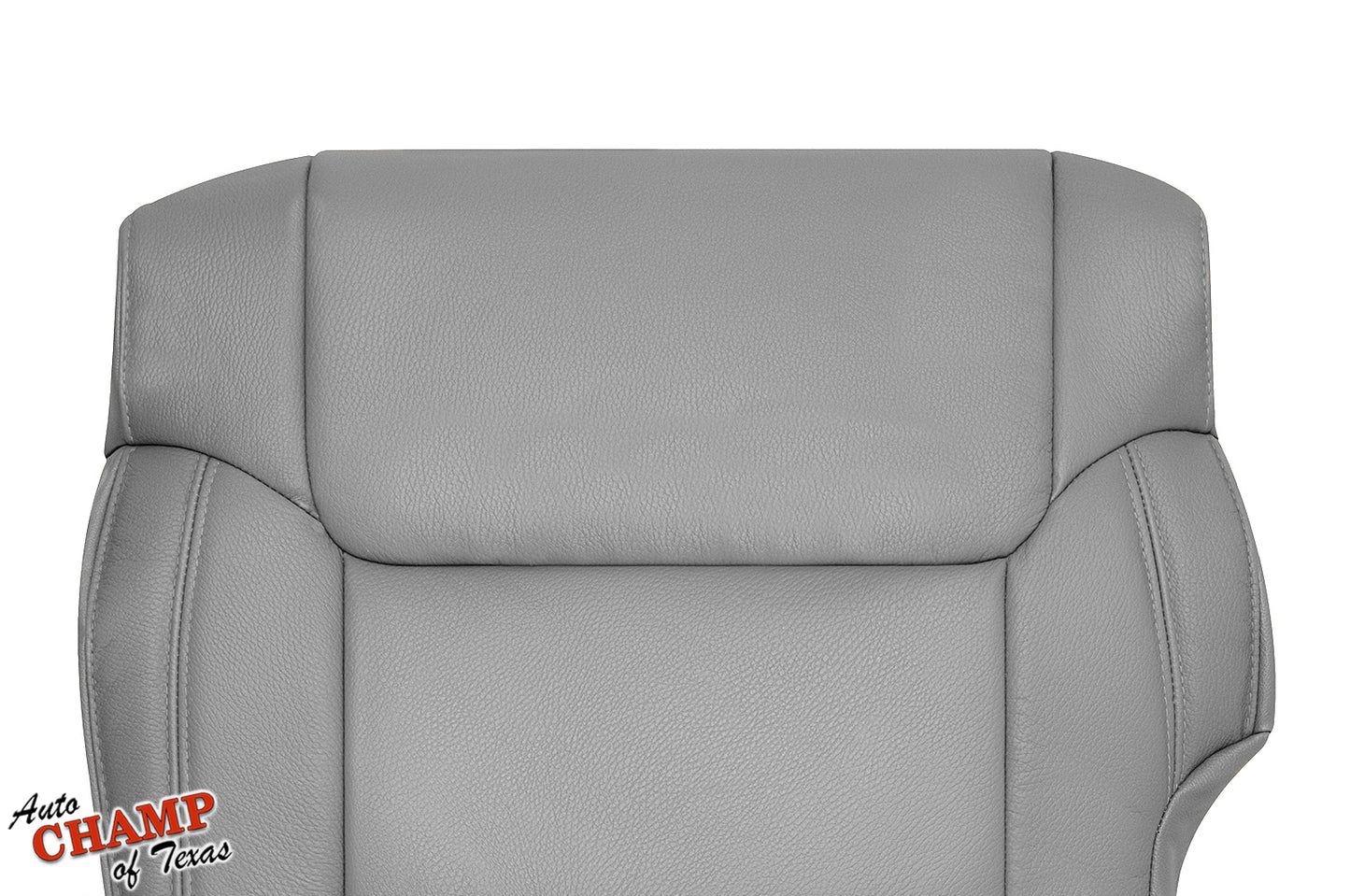 2014 2021 toyota tundra passenger side bottom seat cover gray leather front view