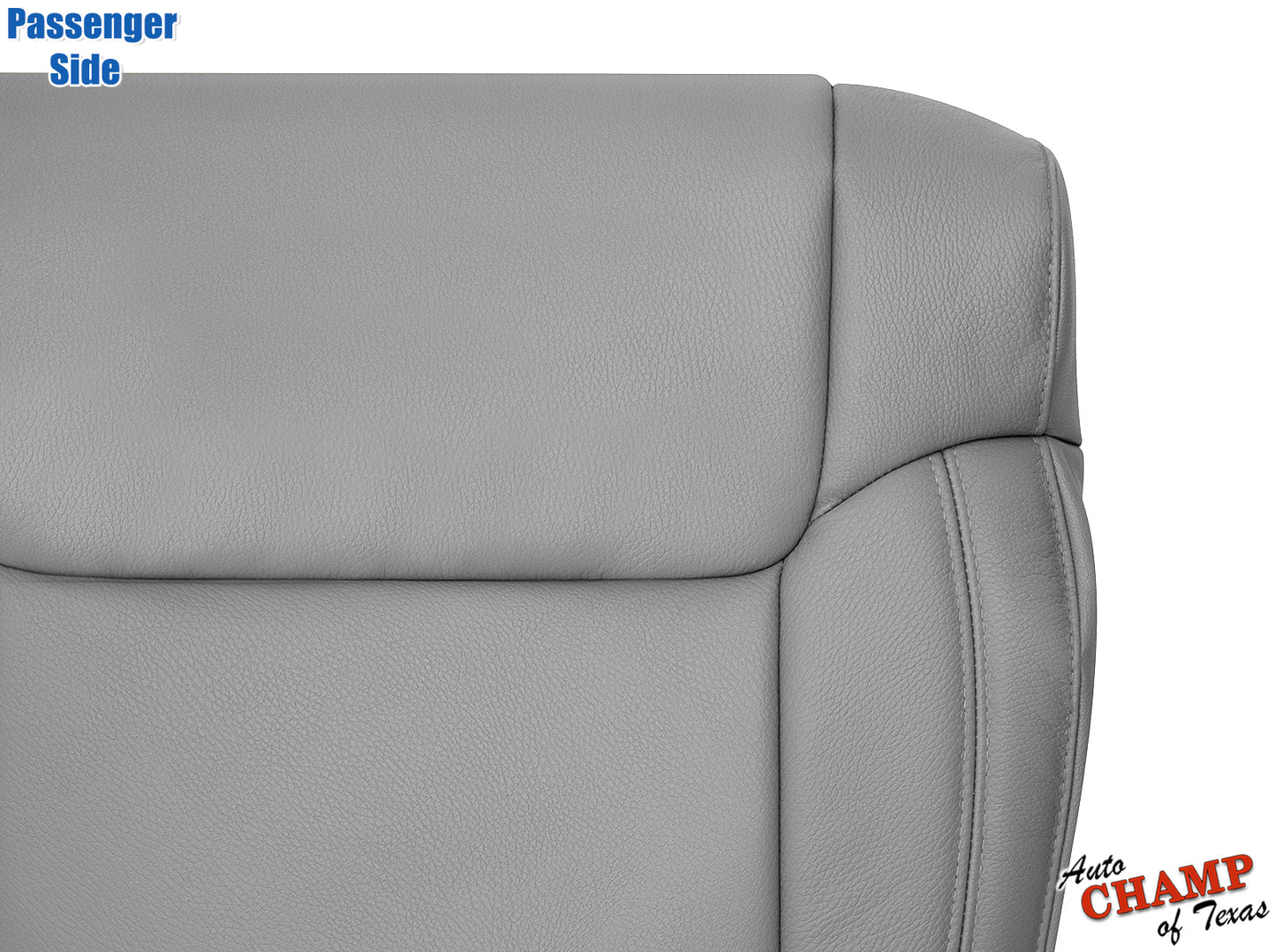 2014 2021 toyota tundra passenger bottom seat cover gray leather detailed view