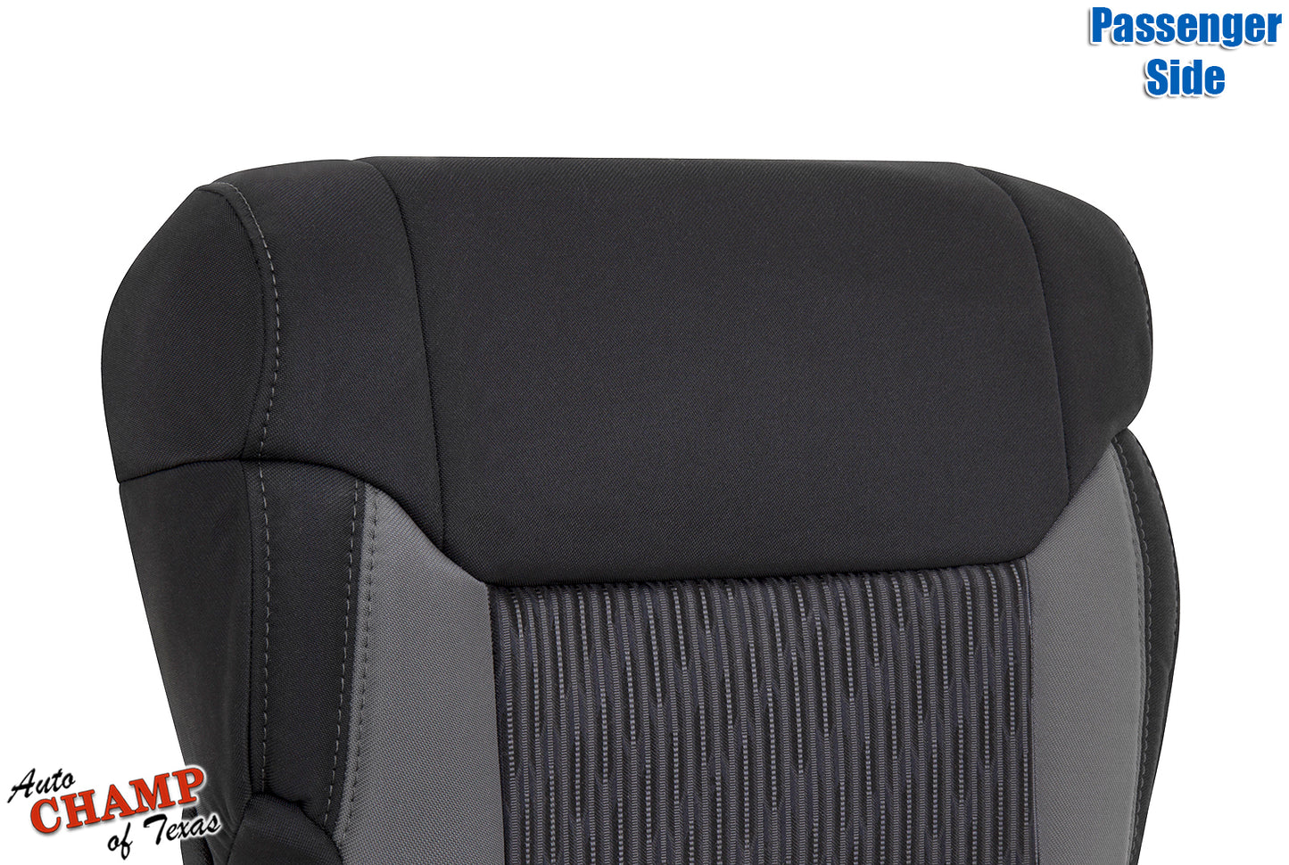 replacement seat cover toyota tundra black cloth 2014 2021 bottom