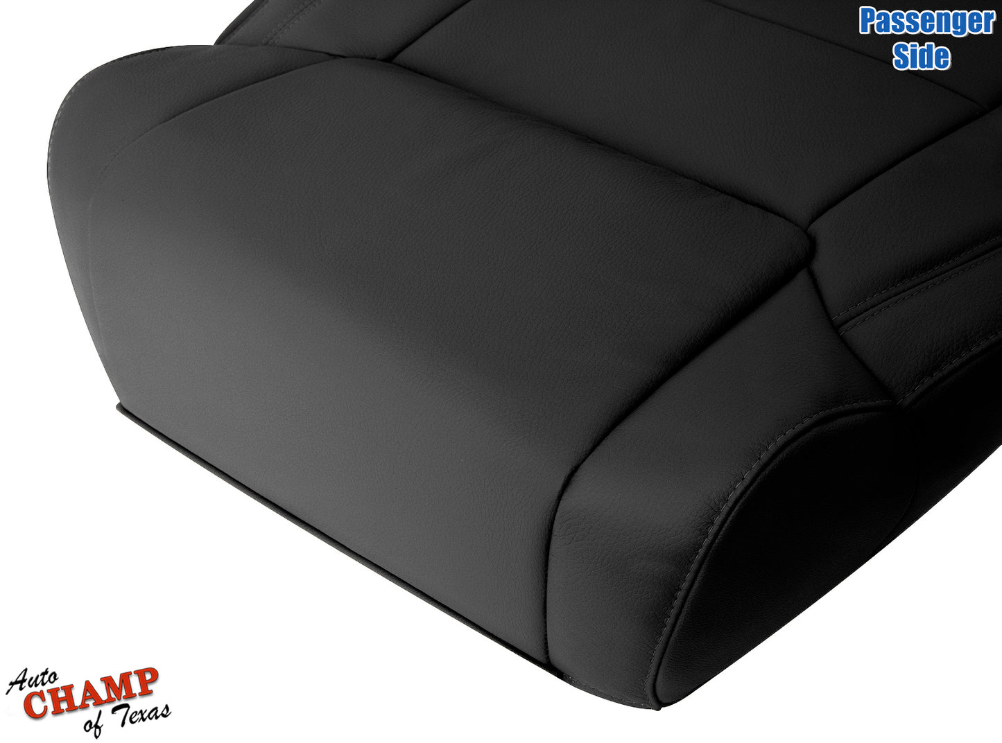 2014 2021 toyota tundra passenger bottom seat cover black leather replacement upgrade