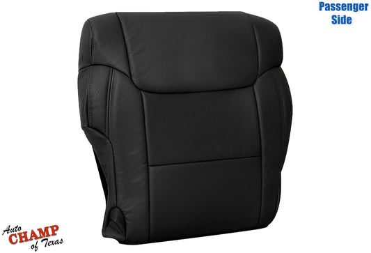 2014 2021 toyota tundra passenger side bottom seat cover black leather replacement
