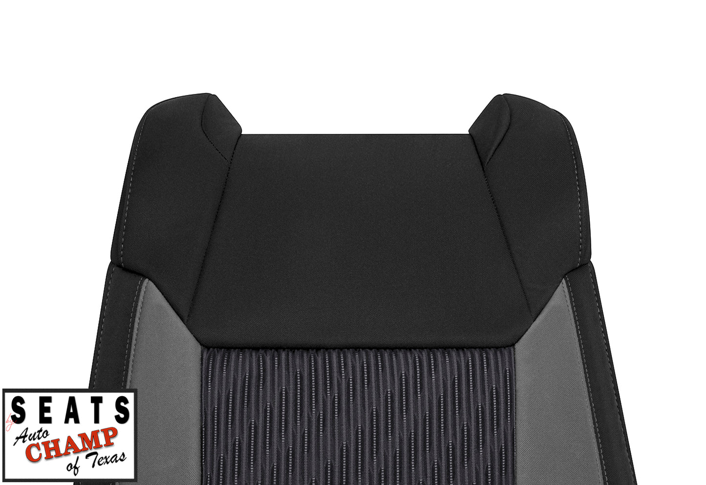 lean back seat tundra cloth panel black oem