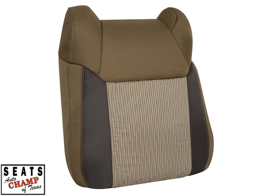 lean back seat cloth tundra panel tan oem