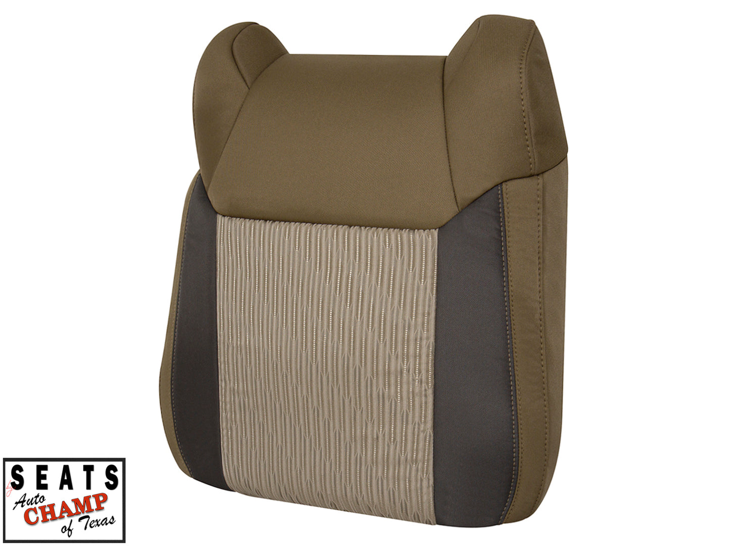 toyota tundra lean back cloth tan seat panel