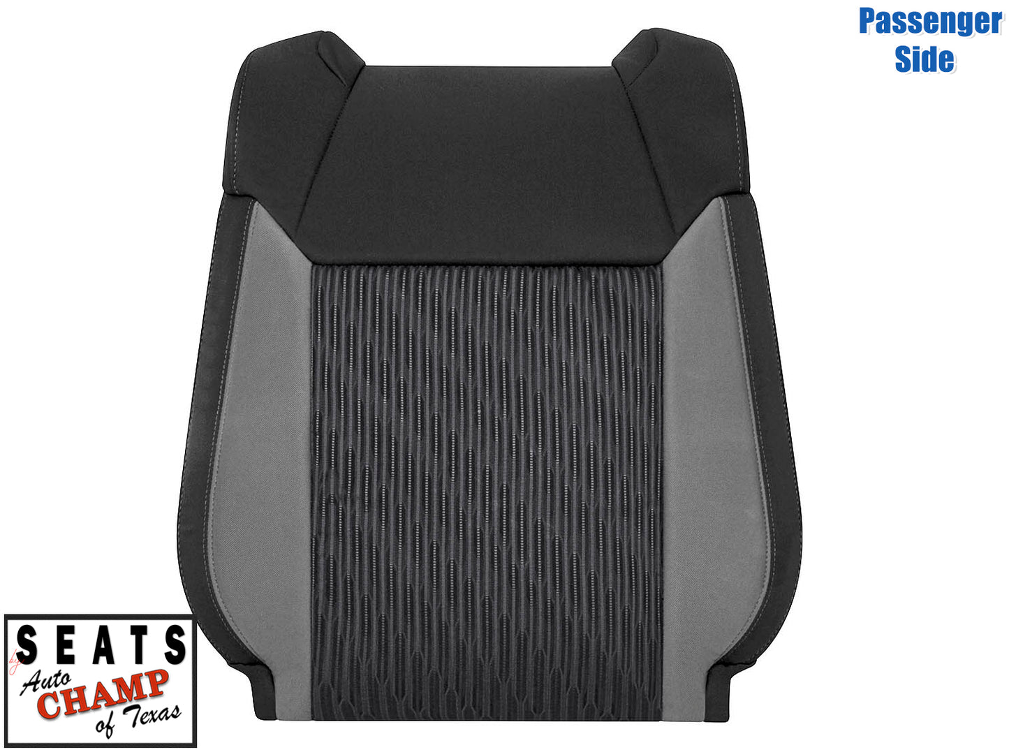 black cloth lean back toyota tundra seat panel