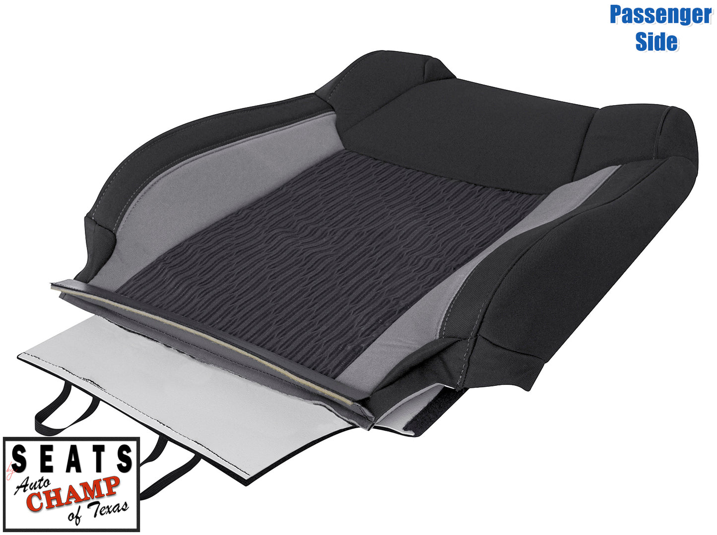 tundra black cloth lean back seat panel oem fit