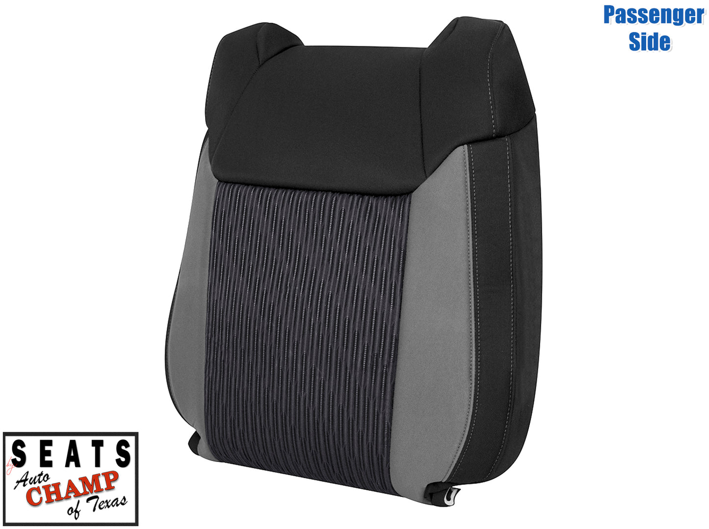black lean back seat cover tundra cloth panel