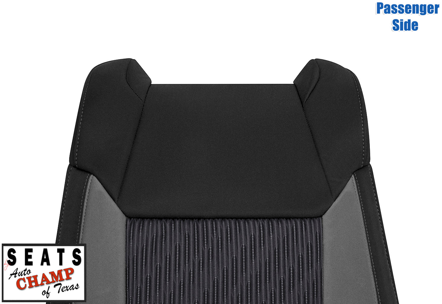 tundra lean back black cloth seat cover oem