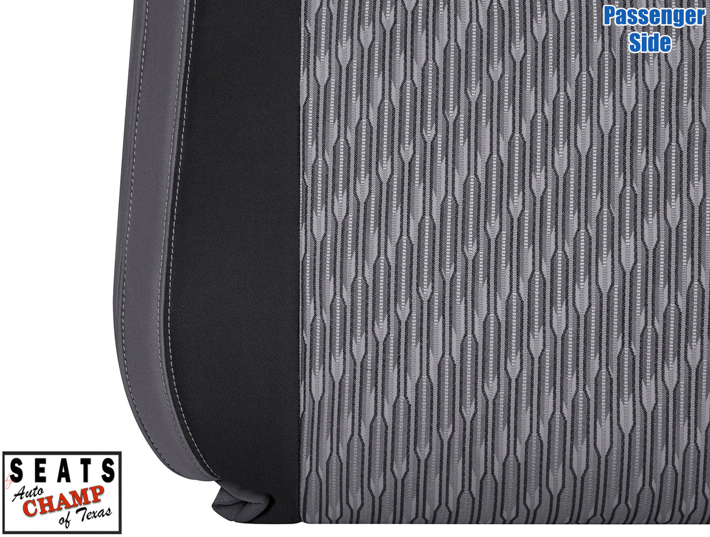 gray seat cover tundra lean back panel oem