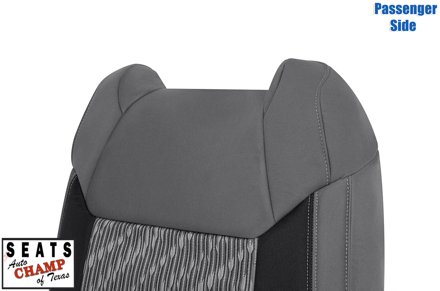 tundra gray cloth seat cover lean back oem