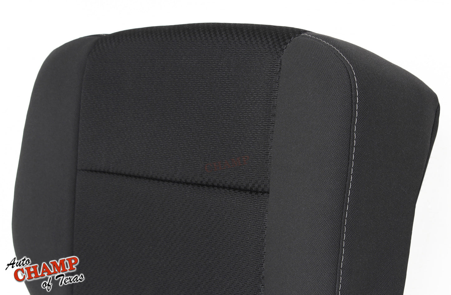 2015 2016 2017 2018 2019 gmc sierra seat cover driver bottom black cloth side view