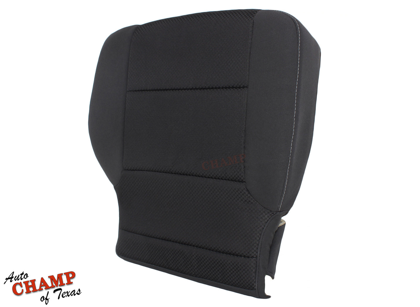 2014 2019 gmc sierra driver seat backrest cloth black angled