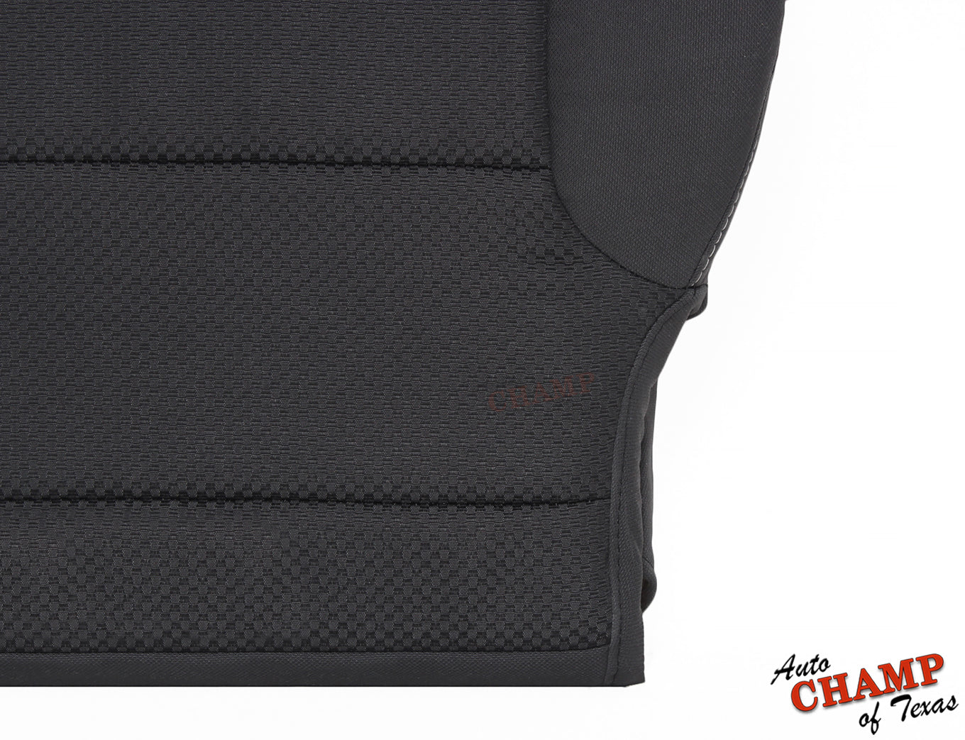 2014 2019 gmc sierra 1500 driver bottom seat cover black cloth auto champ of texas